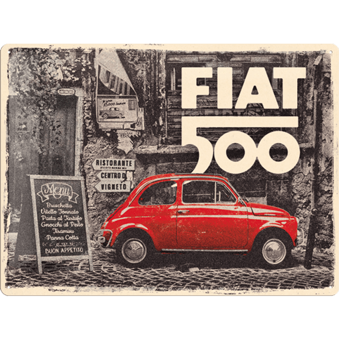 Hovedbilde Fiat 500 Red Street Car