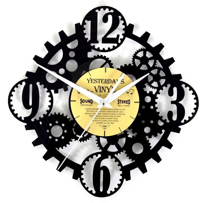 Hovedbilde Steampunk Vinylklokke